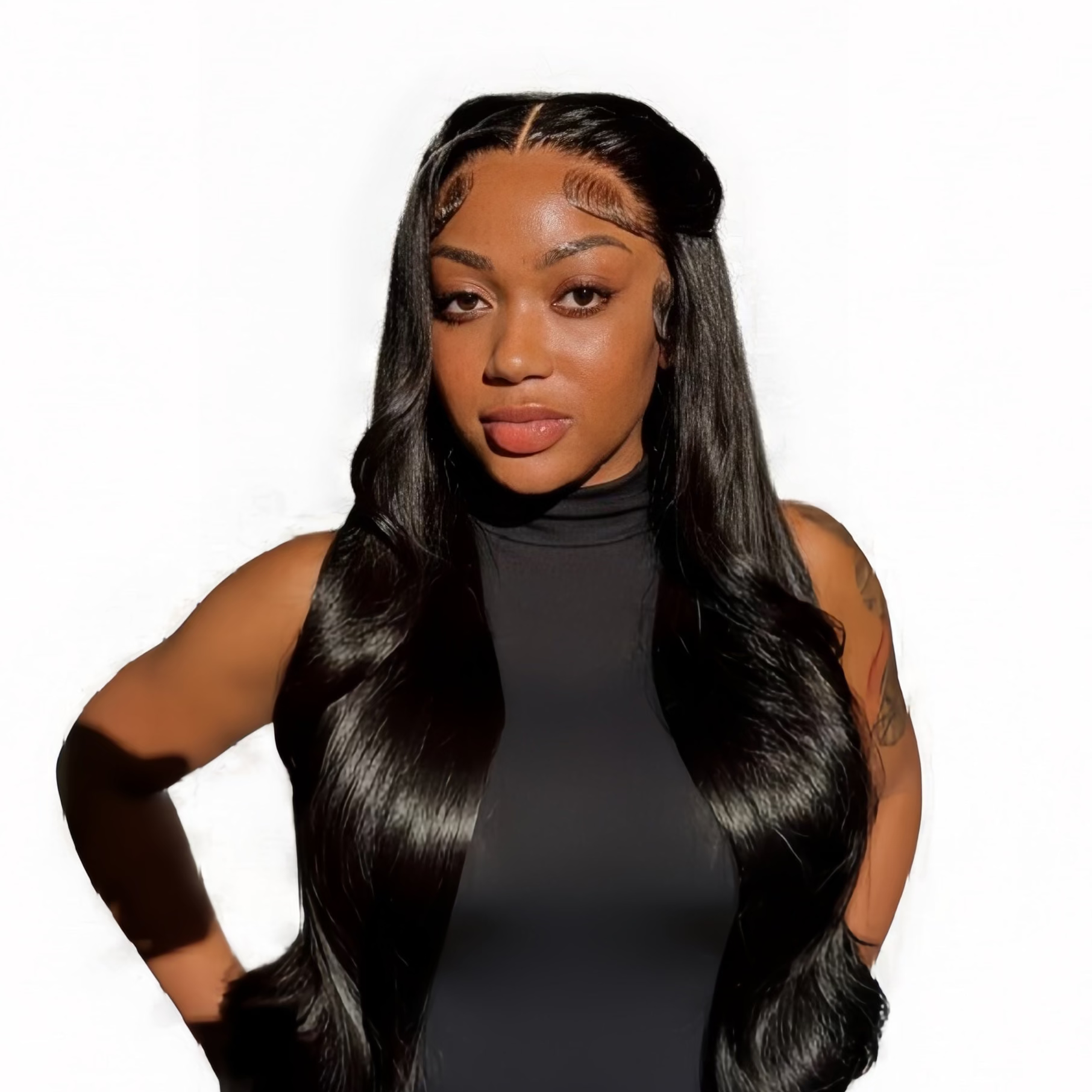 13x6 frontal HD Raw Straight